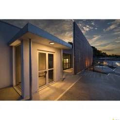 AINOS, lampa sufitowa, LED, 3000K, okrągła, antracytowa, z czujnikiem (229975) - SLV