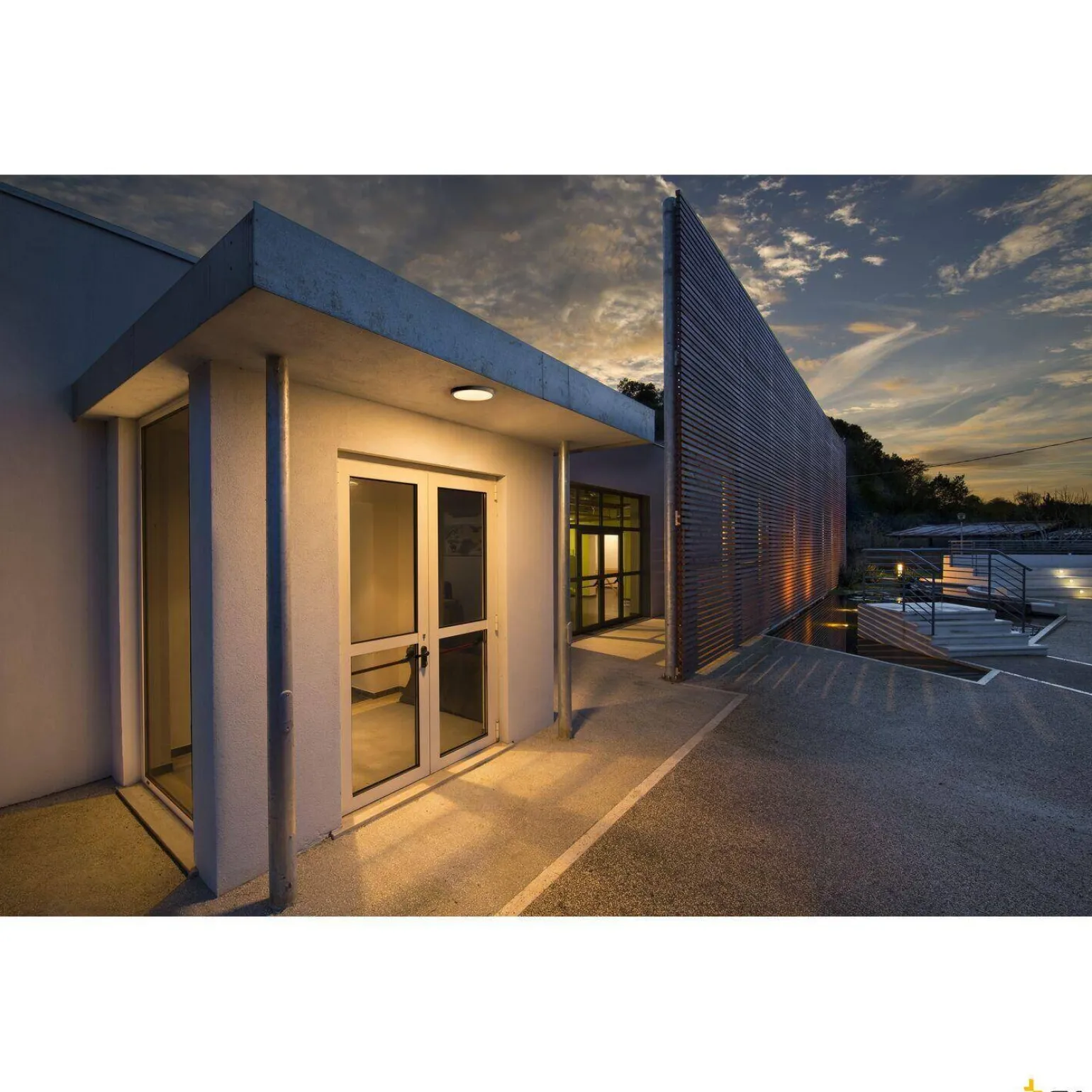 AINOS, lampa sufitowa, LED, 3000K, okrągła, antracytowa, z czujnikiem (229975) - SLV