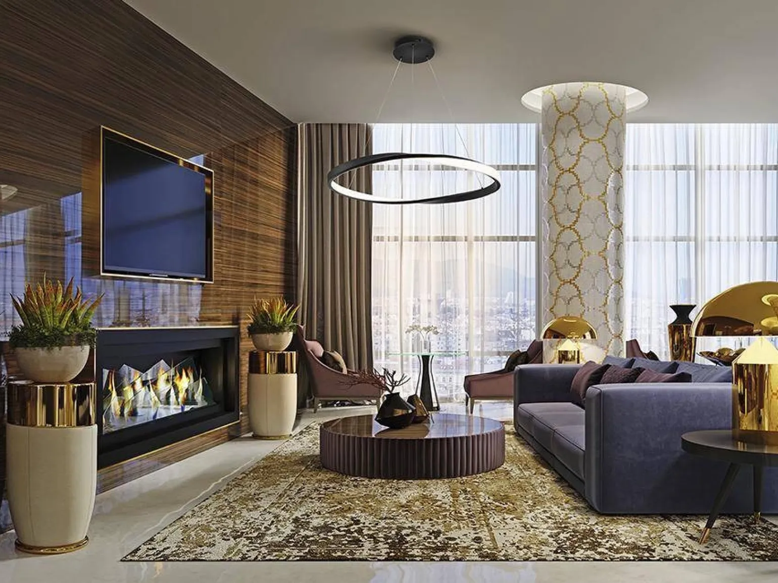 Altair lampa wisząca (781129) - Schuller