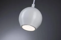 Biała lampa wisząca nad wyspą w kuchni (PL76993) - PAULMANN