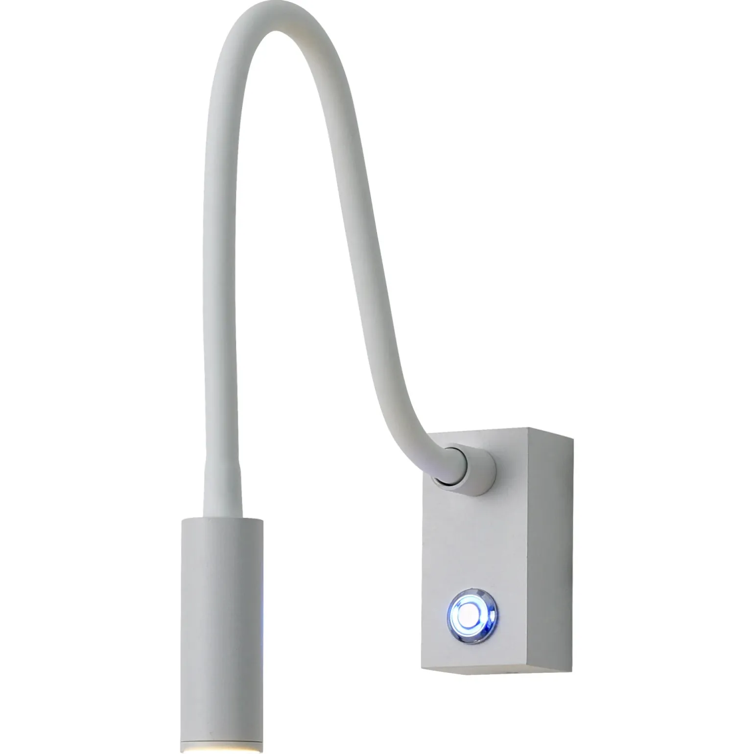 Biały kinkiet do czytania Adjusta (WL0117-WH) - Yaskr