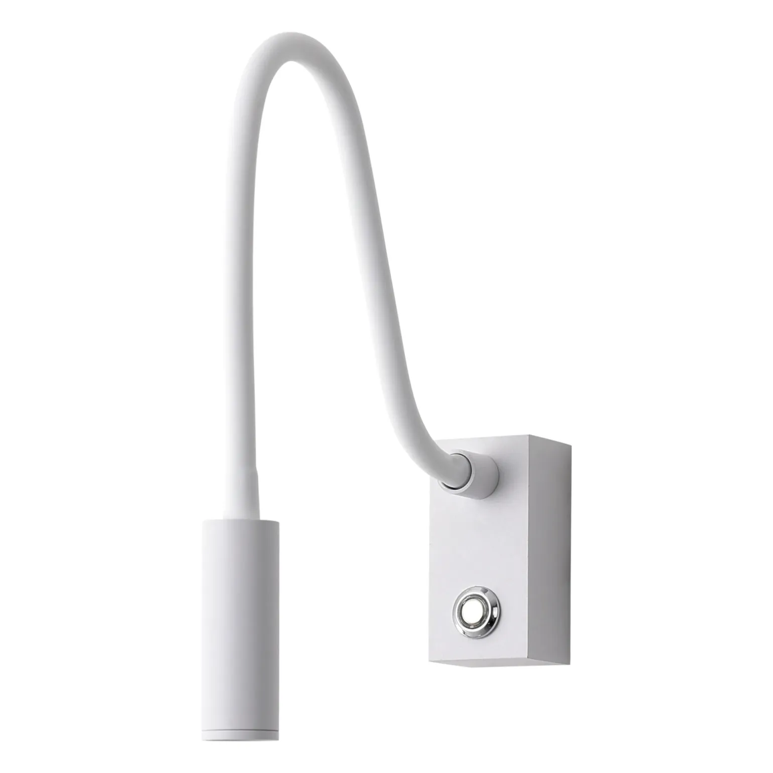 Biały kinkiet do czytania Adjusta (WL0117-WH) - Yaskr