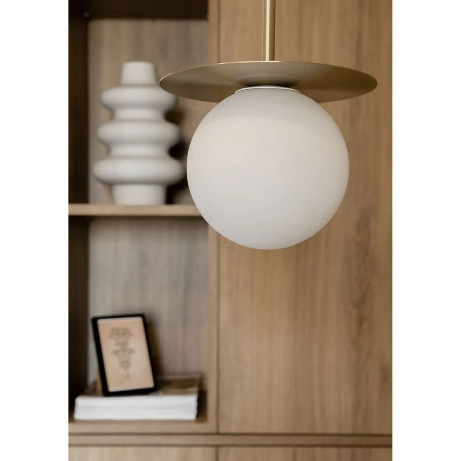 BORRA B 3P potrójna sufitowa lampa wisząca z mosiądzem (BRB331P3) - Ummo