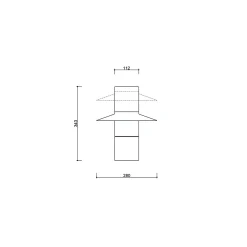 CAPONIO ST biała lampa stołowa (CPS111P1) - Ummo