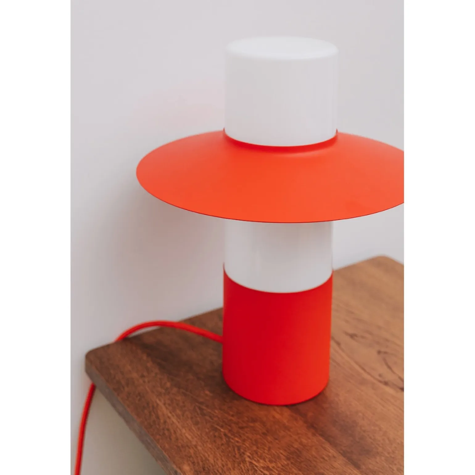 CAPONIO ST biała lampa stołowa (CPS111P1) - Ummo