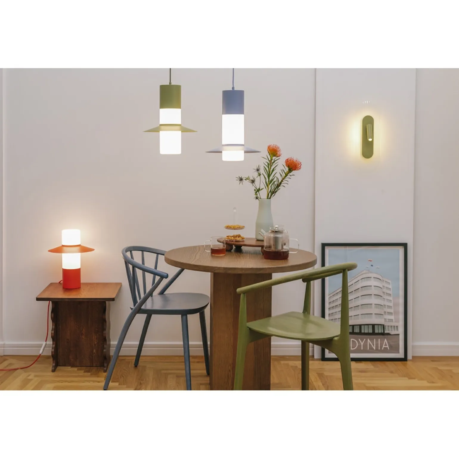 CAPONIO ST czarna lampa stołowa (CPS122P1) - Ummo