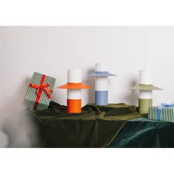 CAPONIO ST niebieska lampa stołowa (CPS199P1) - Ummo