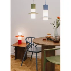 CAPONIO ST oliwkowa lampa stołowa (CPS11414P1) - Ummo