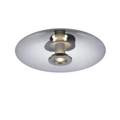 Ściemnialna lampa na sufit PURE VITRUM SZARY (6083-15) - Paul Neuhaus