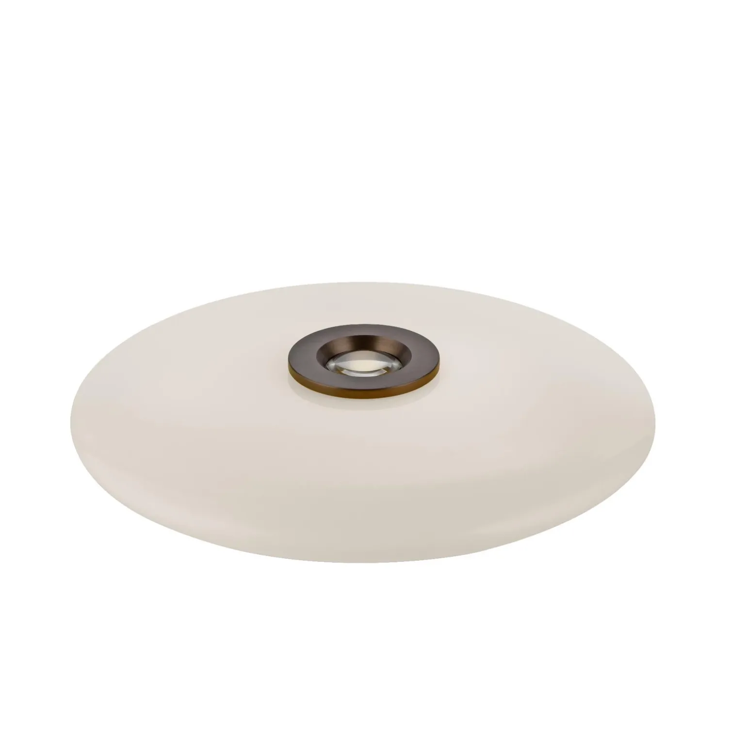 Ściemnialna lampa na sufit PURE VITRUM CIEMNOMETALOWO-BRĄZOWY (6083-34) - Paul Neuhaus