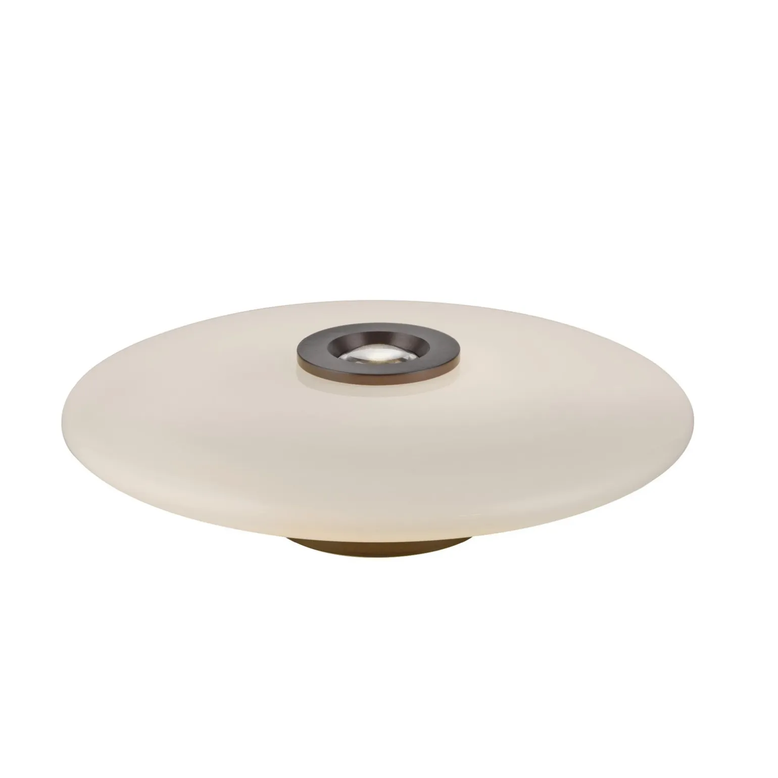 Ściemnialna lampa na sufit PURE VITRUM CIEMNOMETALOWO-BRĄZOWY (6083-34) - Paul Neuhaus