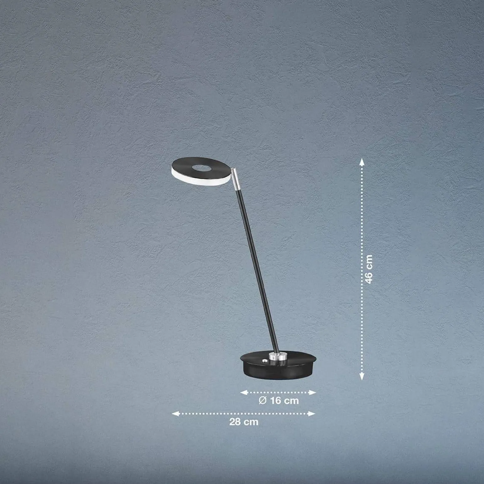 Ściemnialna lampa stołowa Dent (50614) - Fischer&Honsel