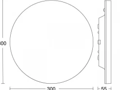 Ściemnialny plafon LED z czujnikiem RS PRO R20 BASIC SC NW (ST067823) - STEINEL