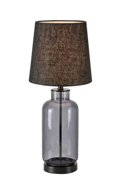 COSTERO Table 1L 61,5cm Smoke/Black (108696) Markslojd