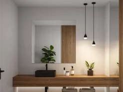 Czarna lampa wisząca do kuchni nad wyspę LUIA IP44 (PL76990) - PAULMANN