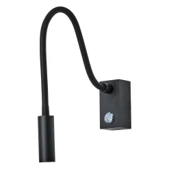 Czarny kinkiet do czytania Adjusta (WL0117-BK) - Yaskr