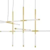 Dekoracyjna lampa wisząca MIKADO S złota (MSE1501100487) - Moosee