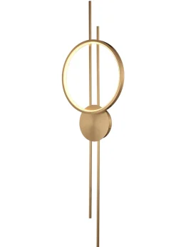 Designerska lampa ścienna ECLIPTICA LED złota 100 cm (ST-DL8532) - Step into Design