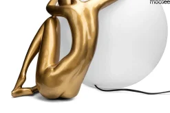 Designerska lampa podłogowa UOMO 50 złota (MSE1501100453) - Moosee