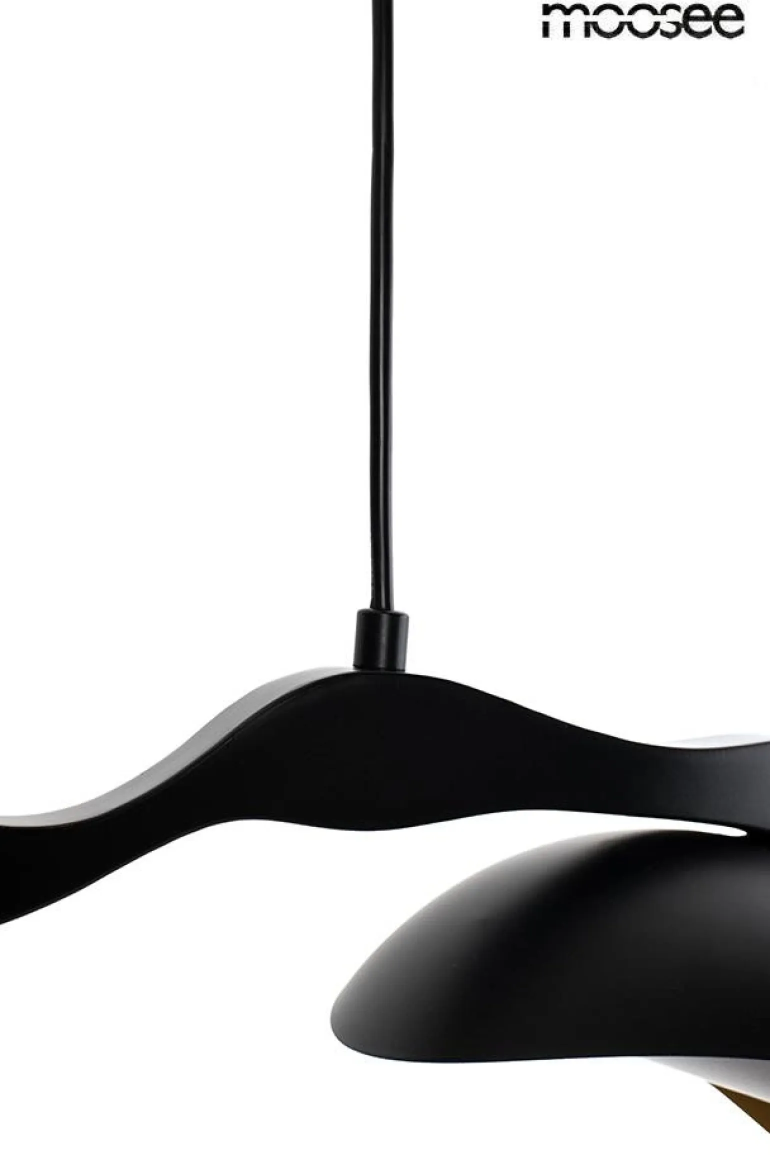 Designerska lampa wisząca TORRE czarna (MSE1501100571) - Moosee