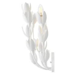 Designerski kinkiet Flora - 3 źródła światła - Tynk strukturalny (QN-FLORA-3W-WHT) - Quintiesse