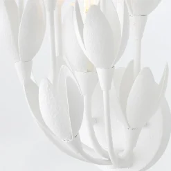 Designerski kinkiet Flora - 3 źródła światła - Tynk strukturalny (QN-FLORA-3W-WHT) - Quintiesse