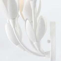 Designerski kinkiet Flora - 3 źródła światła - Tynk strukturalny (QN-FLORA-3W-WHT) - Quintiesse