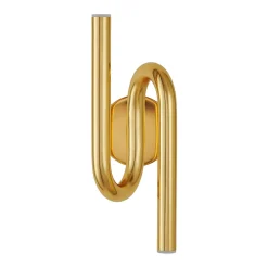 Designerski kinkiet MYK LED złoty 38 cm (DB4062 GOLD) - Step into Design