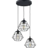 DIAMOND NEW BLACK LAMPA WISZĄCA 3 PL (6204) - TK Lighting
