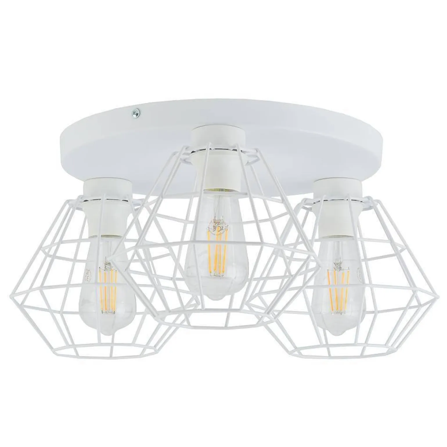 DIAMOND NEW WHITE LAMPA SUFITOWA 3 PL (6214) - TK Lighting