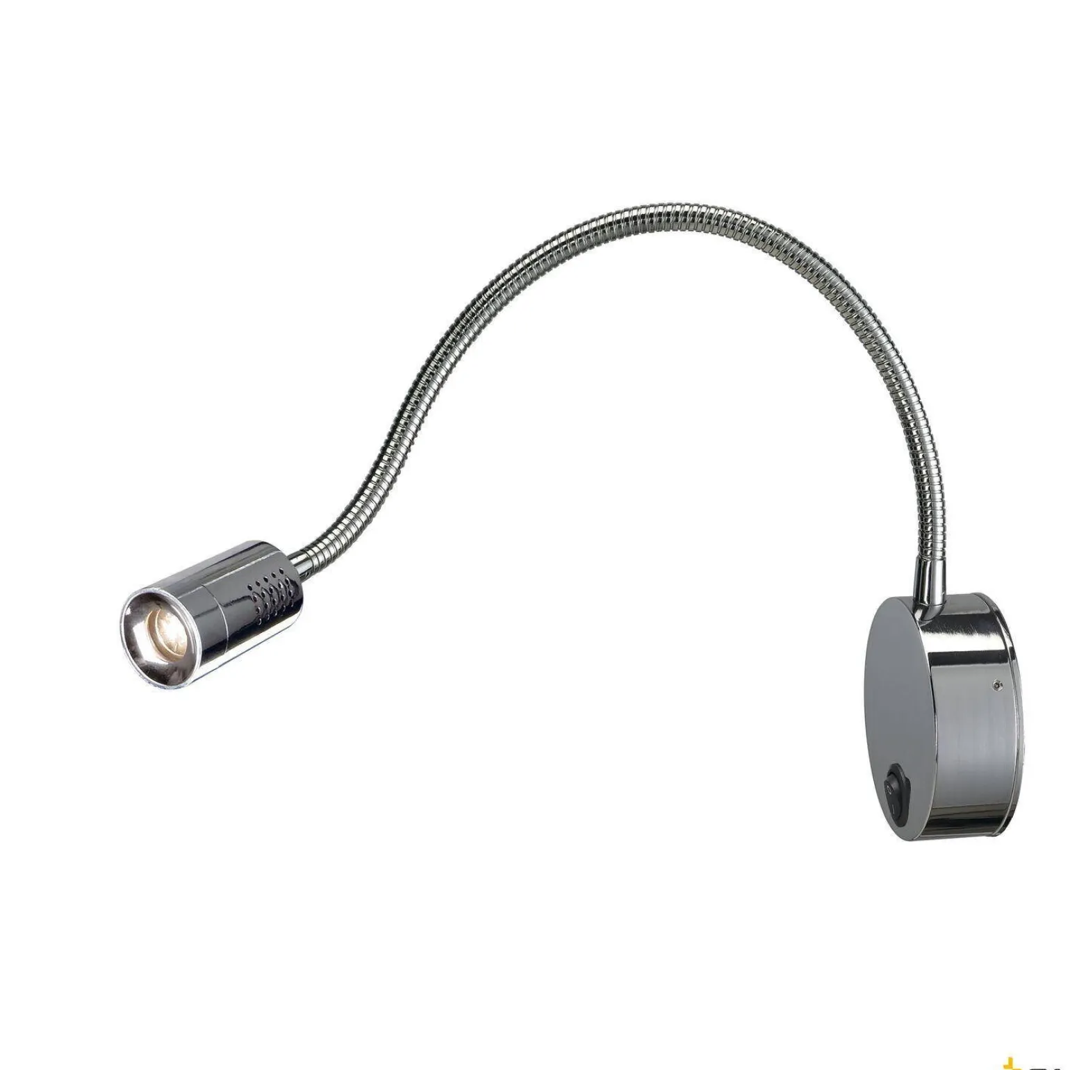 DIO FLEX PLATE, lampa ścienna, Power LED 1W, 3000K, chrom (146682) - SLV