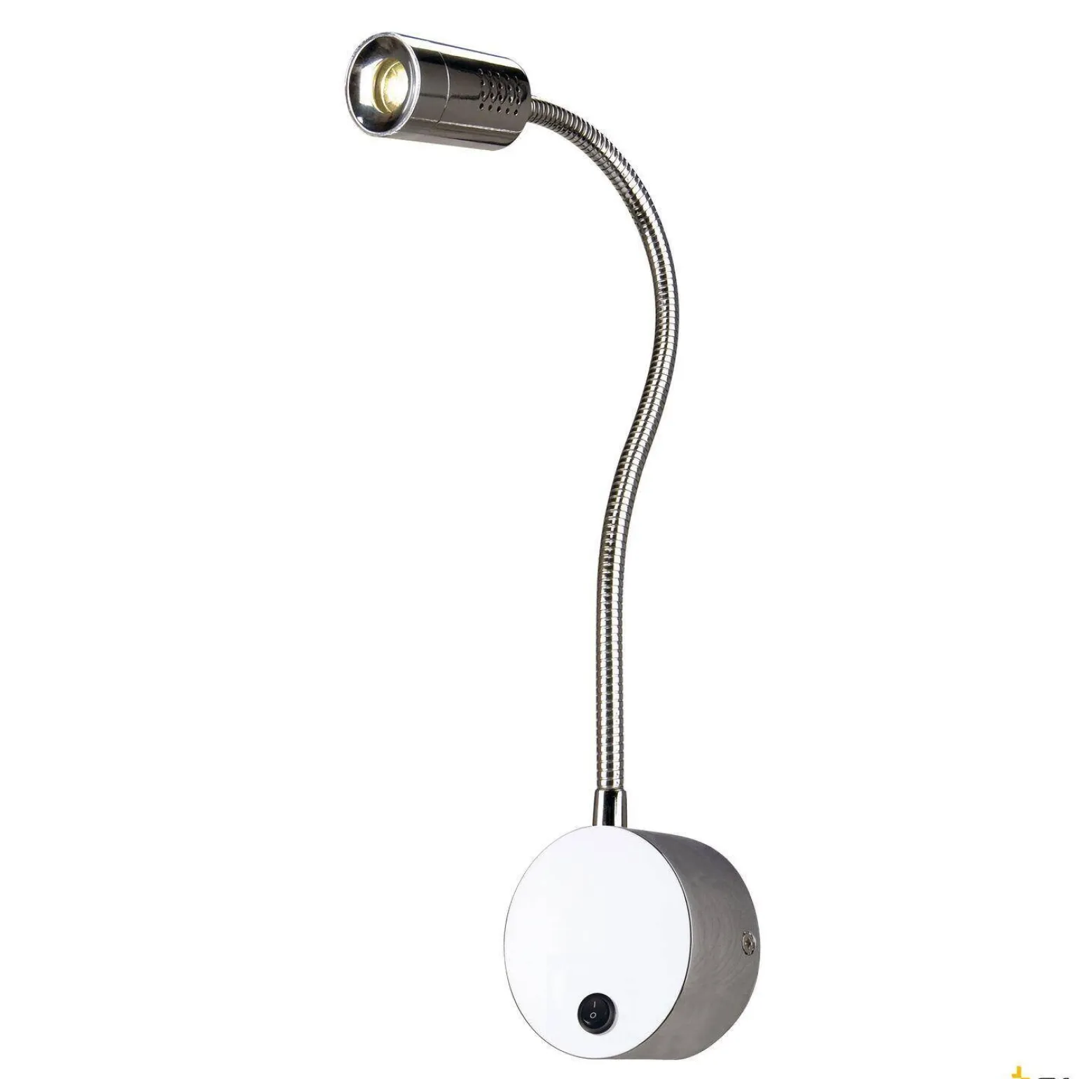 DIO FLEX PLATE, lampa ścienna, Power LED 1W, 3000K, chrom (146682) - SLV