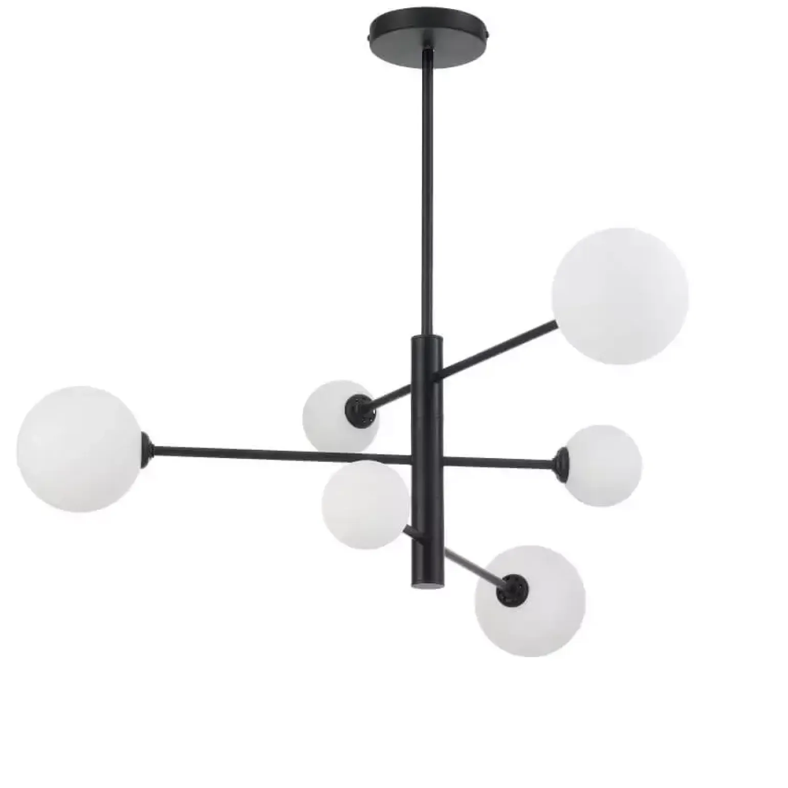 Dorado 6 lampa wisząca czarna (LP-002/6P BK) - Light Prestige