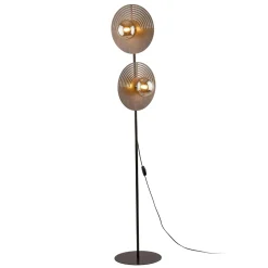 Drewniana lampa podłogowa 2XG9 (16135) - TK Lighting