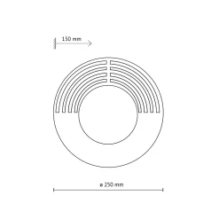 Drewniany kinkiet LUNAR WOOD 1XG9 250 (11013) - TK Lighting