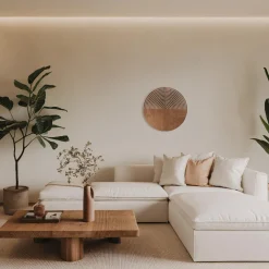 Drewniany kinkiet LUNAR WOOD 2XG9 (11015) - TK Lighting