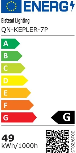 Duża alabastrowa lampa wisząca Kepler - 7 źródeł światła - Szczotkowane złoto (QN-KEPLER-7P-BG) - Quintiesse