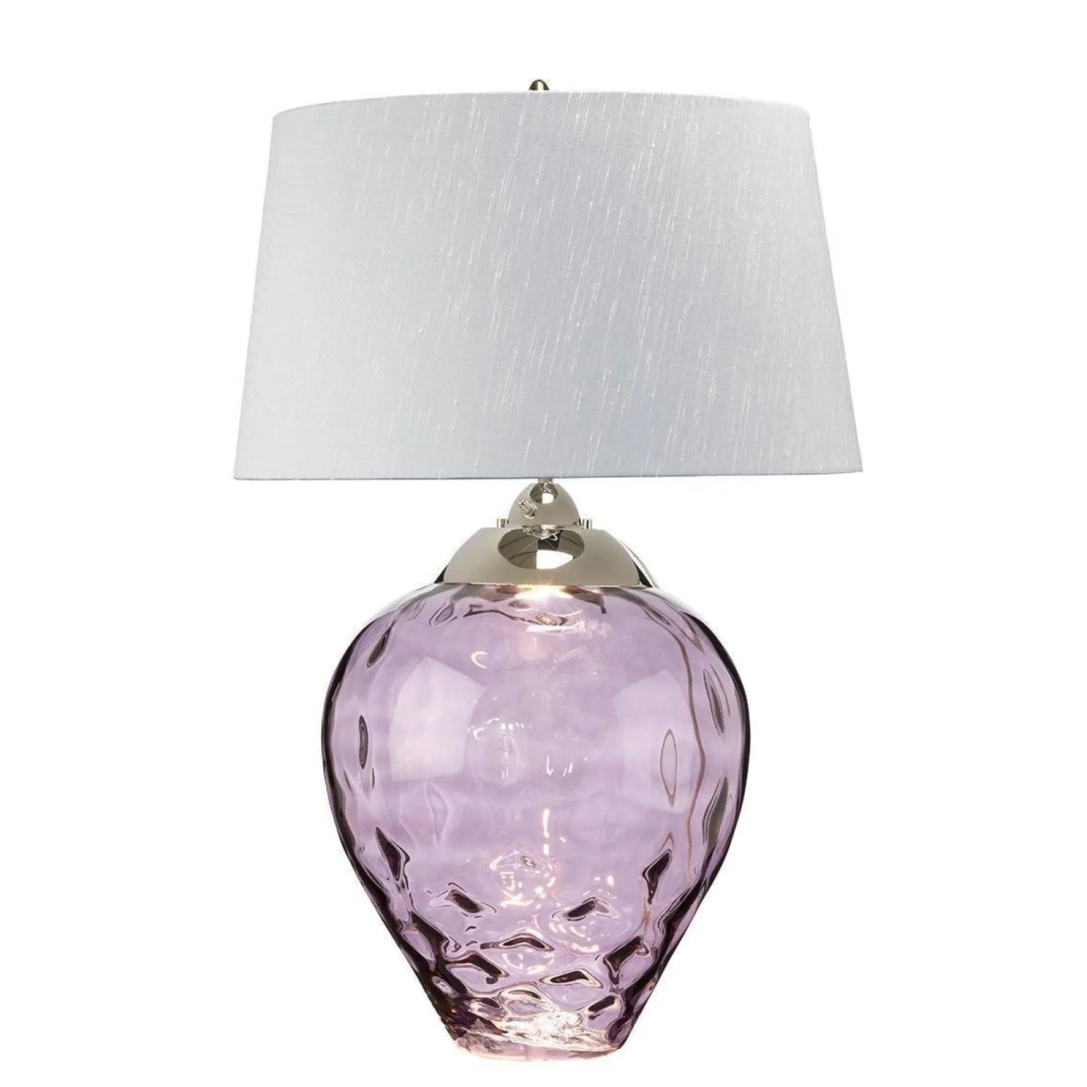 Duża lampa stołowa Samara - 2 źródła światła - Śliwkowa (QN-SAMARA-TL-LRG-PLM) - Quintiesse