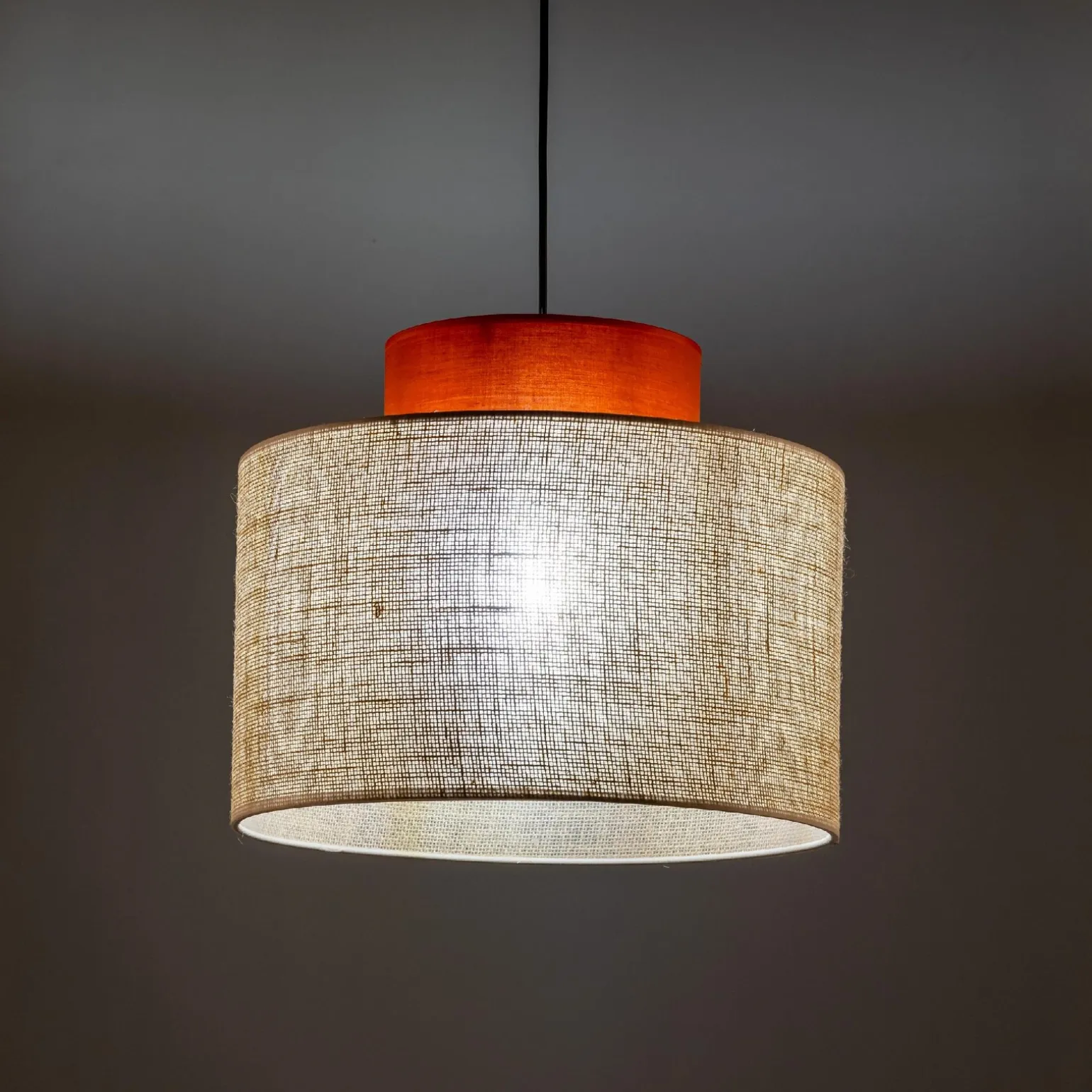 DUO JUTA BROWN LAMPA WISZACA 1 (3139) - TK Lighting