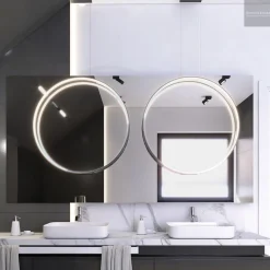 ECHO VERTICAL 180 Żyrandol szary 4000K (66431) - Ramko