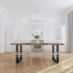 ECHO W 180 Żyrandol biały 4000K (67982) - Ramko