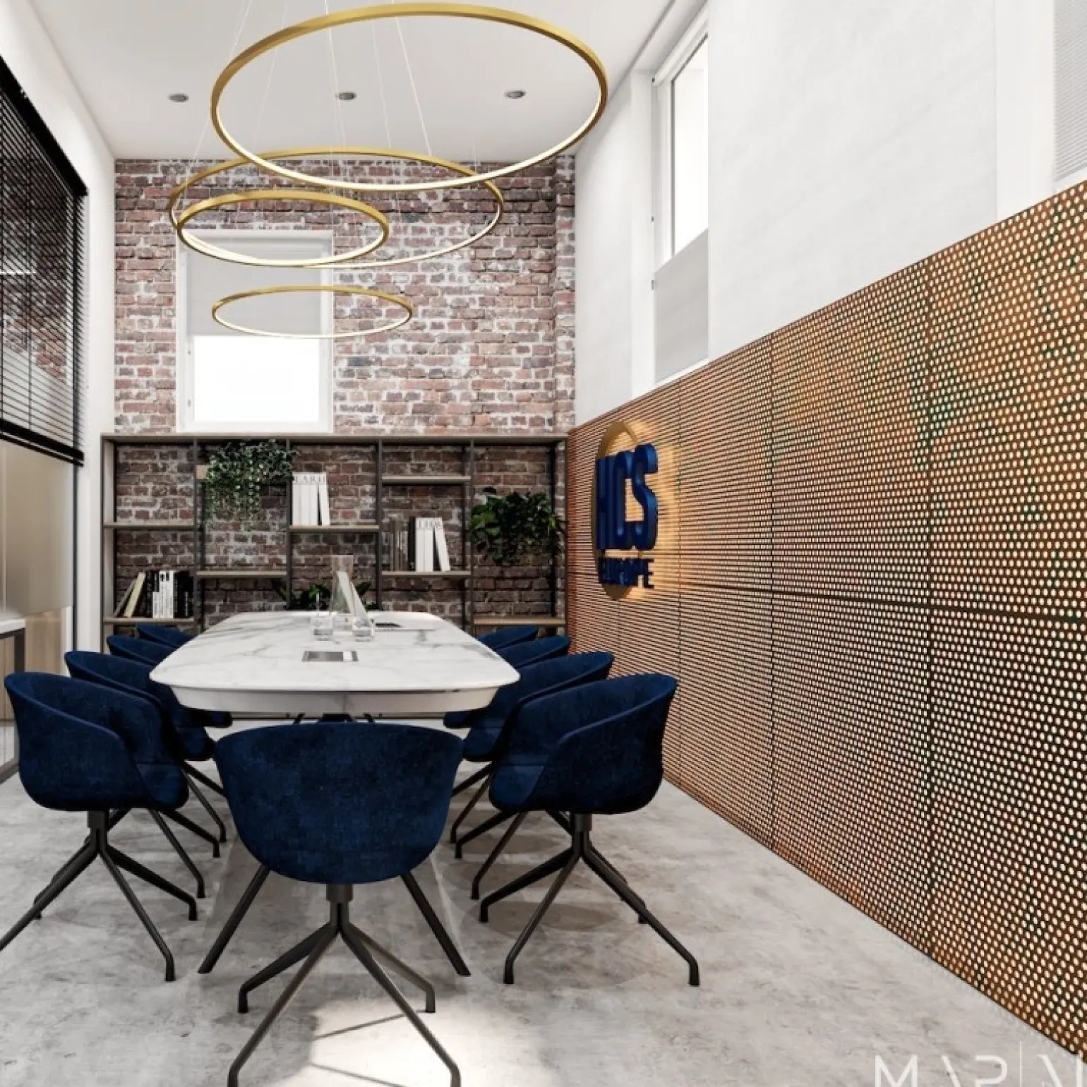 ECHO W 180 Żyrandol ciemny złoty 4000K (67982) - Ramko