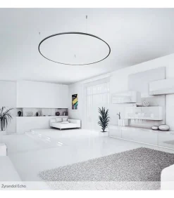 ECHO W 180 Żyrandol ciemny złoty 4000K (67982) - Ramko