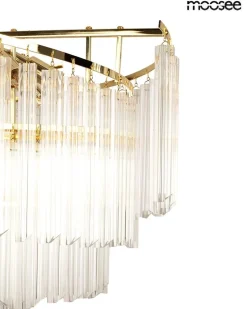 Ekskluzywna kryształowa lampa wisząca LUMA 60 złota (MSE1501100568) - Moosee