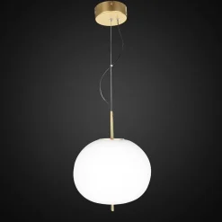 Ekskluzywna lampa LED wisząca złoto biała Apple P Altavola Design (LA058/P ) - ALTAVOLA DESIGN