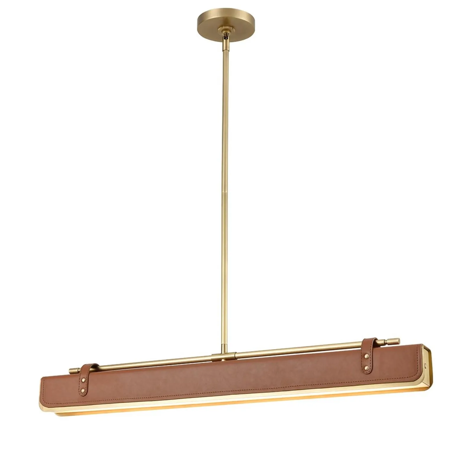 Ekskluzywna lampa ledowa Valise skóra koniakowa (QN-VALISE-LP80-VBS-CL) - Quintiesse