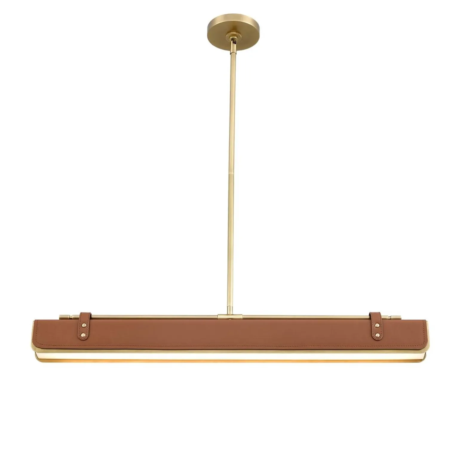 Ekskluzywna lampa ledowa Valise skóra koniakowa (QN-VALISE-LP80-VBS-CL) - Quintiesse