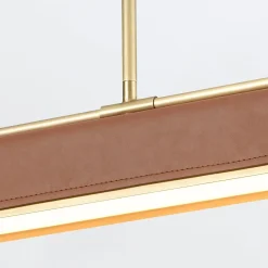 Ekskluzywna lampa ledowa Valise skóra koniakowa (QN-VALISE-LP80-VBS-CL) - Quintiesse