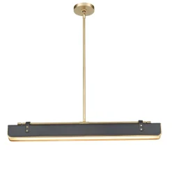 Ekskluzywna lampa ledowa Valise skóra smokingowa (QN-VALISE-LP80-VBS-TL) - Quintiesse