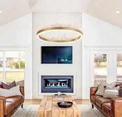 Ekskluzywna lampa wisząca MONTANA LED złota 60 cm (ST-6490P/1) - Step into Design